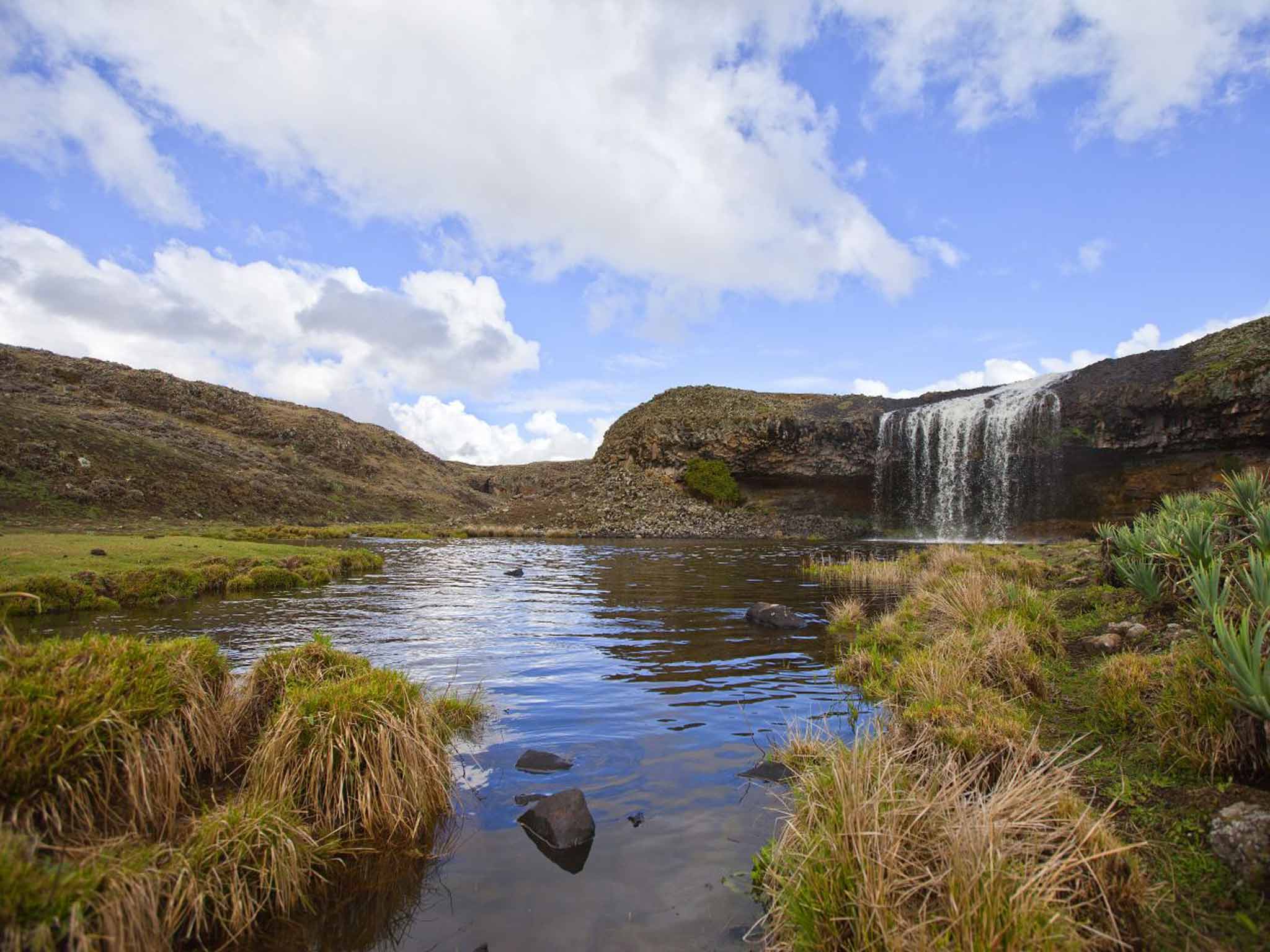 Bale Mountains Waterfall and Highland Pool