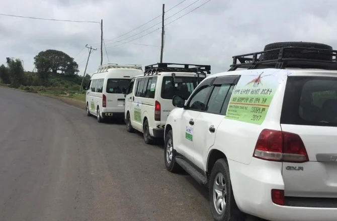 Yama Ethiopia Tours Cars on Vacation