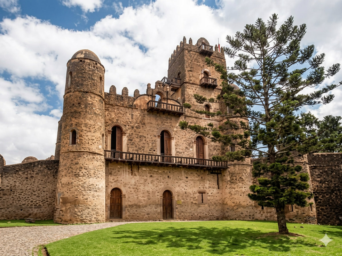 Historic architecture in Gondar, Ethiopia